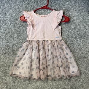 Calvin Klein Jeans Dress Girls Sz 5 Pink Pastel Princess Fairycore Tulle Floral